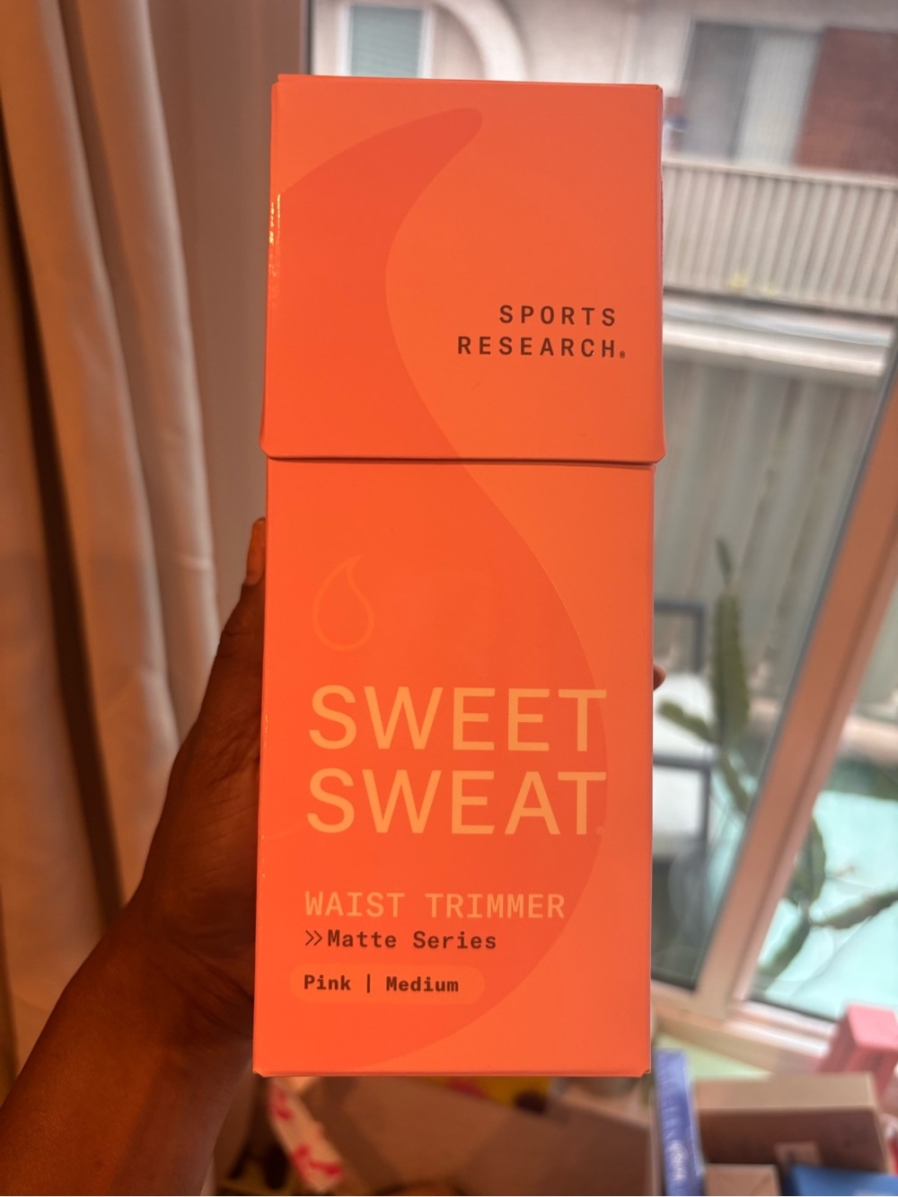 Sports Research Sweet Sweat Waist Trimmer - Pink